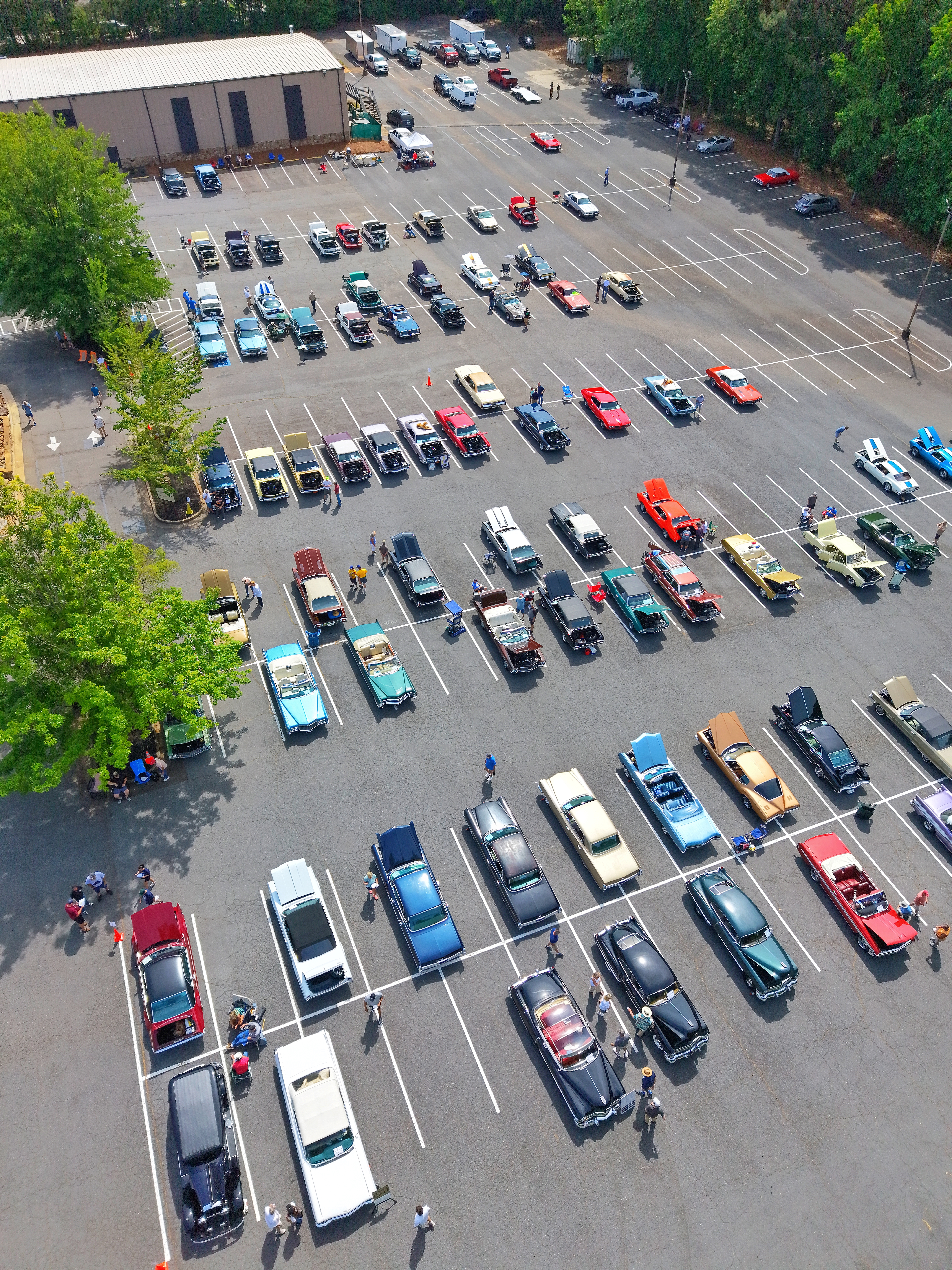 Drone event coverage in Atlanta, GA — aerial wedding and festival photography