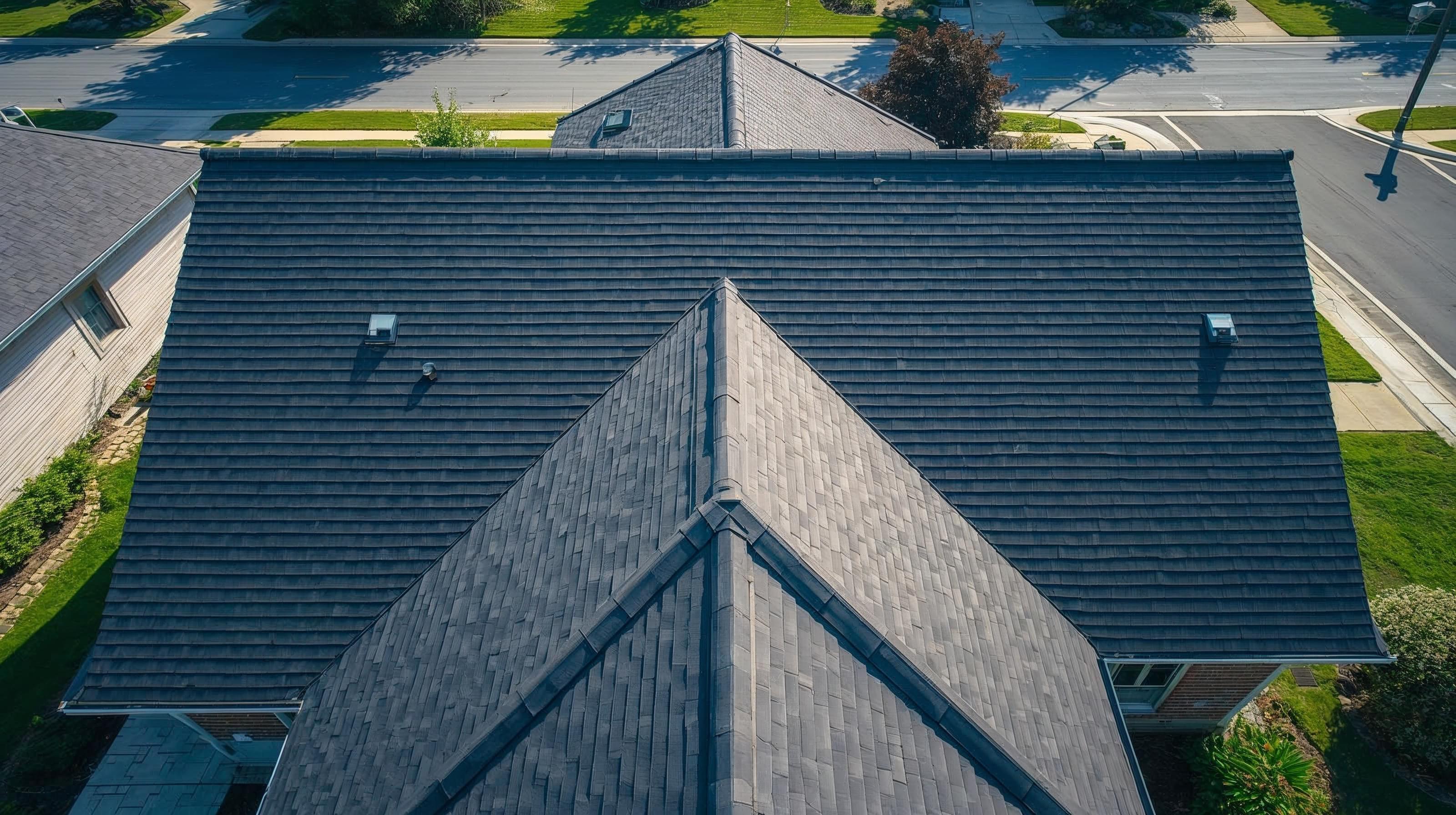 Drone roof inspection in Atlanta, GA — aerial damage assessment